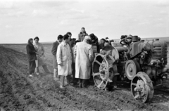 1957, Lipovits Károly, traktor, Fortepan #271230