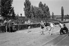 Magyarország, Győr, Vasas ETO sporttelep, úttörők megyei négytusa bajnoksága., 1964, Lipovits Károly, sportpálya, futás, Fortepan #271371