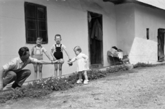 1959, Lipovits Károly, ball, kids, Fortepan #271446