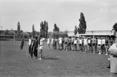 Hungary, Győr, Vasas ETO sporttelep., 1965, Lipovits Károly, pitch, awards ceremony, Fortepan #271503