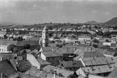 Magyarország, Eger, látkép a Minaretből, szemben a Szervita templom., 1961, Lipovits Károly, Fortepan #271549