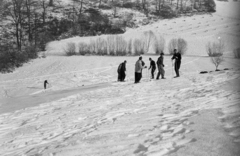 1957, Lipovits Károly, síelés, Fortepan #271651