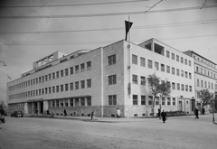 Magyarország, Debrecen, SZTK rendelőintézet, Bethlen utca - Múzeum utca sarok., 1949, UVATERV, Sajó István-terv, Fortepan #2717