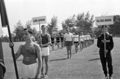 Magyarország, Margitsziget, Budapest, Úttörő sporttelep / Úttörő stadion (később Margitszigeti Atlétikai Centrum), úttörők országos négytusa versenye., 1961, Lipovits Károly, Fortepan #271827