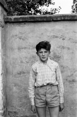 1960, Lipovits Károly, teenager, shorts, Fortepan #272036