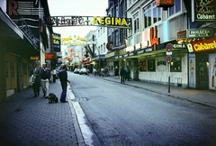 Germany, Hamburg, St. Pauli, a Grosse Freiheit a mai Beatles-Platz felöl nézve., 1979, Darányi Zsolt, Fortepan #272327