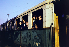 Hungary, Miskolc, Lillafüredi Állami Erdei Vasút személykocsija., 1975, Darányi Zsolt, narrow-gauge railway, Fortepan #272334