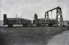 1932, Fortepan/Album085, railroad crane, Fortepan #272841