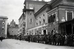 Ausztria, Salzburg, Mozartplatz-Residenzplatz sarok., 1935, Fortepan/Album085, Fortepan #272849