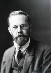 1909, Flanek-Falvay-Kováts, portrait, glasses, beard, Fortepan #272895