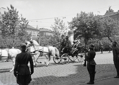 Magyarország, Budapest VIII., Baross tér. A felvétel III. Viktor Emánuel olasz király budapesti látogatása alkalmával, 1937. május 19-én készült., 1937, Ladinek Viktor, Budapest, Fortepan #273150