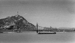 1948, Kern család, ship, bridge, picture, monument, Fortepan #273225