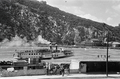 1949, Kern család, Best of, wharf, picture, hillside, smoke, Fortepan #273259