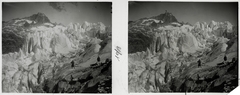 Switzerland, Rhone glacier, 1910, Schoch Frigyes, stereophoto, Fortepan #27328