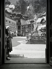 Ausztria, Hallstatt, Marktplatz., 1935, Vargha Zsuzsa, Fortepan #273448