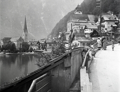 Ausztria, Hallstatt, a Hallstätter See partján., 1935, Vargha Zsuzsa, Fortepan #273454