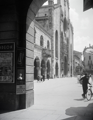 Italy, Como, Piazza del Duomo, Cattedrale di Santa Maria Assunta, 1938, Vargha Zsuzsa, Fortepan #273492