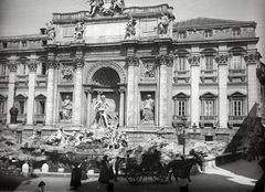 Italy, Rome, Trevi kút (Fontana di Trevi)., 1909, Vargha Zsuzsa, fountain, Fortepan #273552