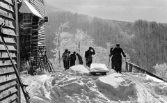 Ukrajna, Tiszaborkút, a Cserkész-szövetség menedékháza a Mencsely (Mencsul) hegyen., 1942, Mészöly Leonóra, Fortepan #27375