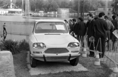 Hungary, Budapest XIV., a Citroen autógyár kiállítási területe a Városligeti-tó partján., 1969, Szilvási hagyaték, Citroën-brand, Budapest, Fortepan #273789