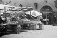 1977, Szilvási hagyaték, scale, market, egg, Fortepan #273801