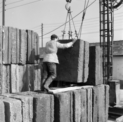 1959, Kotnyek Antal, worker, crane, rf-concrete, Fortepan #274116