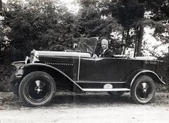 1924, Molnár Gyula, automobil, német gyártmány, sofőrsapka, Opel-márka, Opel 4/16 PS, Fortepan #274551