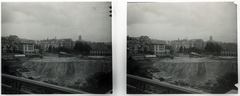 Switzerland, Lausanne, távolban a lausanne-i székesegyház., 1910, Schoch Frigyes, stereophoto, Fortepan #27520