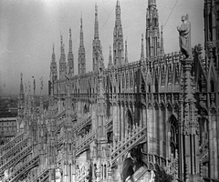 Italy, Milan, Dóm., 1909, Schoch Frigyes, architecture, gothic, Cathedral, Fortepan #27539