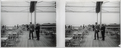 Italy, Venice, Lido., 1909, Schoch Frigyes, tonett, stereophoto, Fortepan #27553