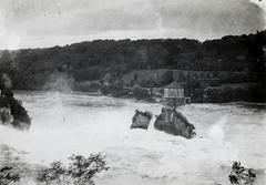 Switzerland, Schaffhausen, Rajna vízesés., 1909, Bojér Tibor, water fall, Fortepan #276047