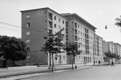 Hungary, Budapest X., Üllői út, szemben a 126. számú ház a Somfa köz sarkán., 1960, Hámori Gyula, Budapest, tenement house, Fortepan #276324