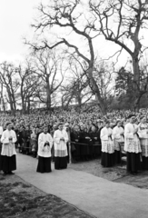 Magyarország, Budakeszi, Makkosmária, a felvétel az Angyalok Királynéja-templom kertjében készült., 1961, Hámori Gyula, Fortepan #276360