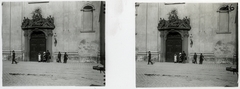 Hungary, Budapest V., Március 15. (Eskü) tér, Belvárosi Nagyboldogasszony Főplébánia-templom., 1900, Schoch Frigyes, church, Baroque-style, stereophoto, Budapest, Fortepan #27638