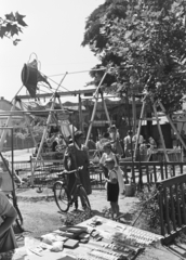 1959, Hámori Gyula, swing-boat, Fortepan #276395