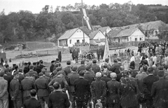 1940, Hózer Benjamin, youth military organisation, back, festive, Fortepan #276661