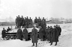 1941, Korner Veronika, járműroncs, T-34 tank, Fortepan #276799