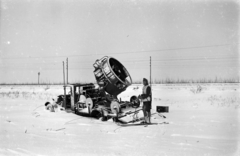 1942, Korner Veronika, commercial vehicle, skiing, air defense, searchlight, Zis-brand, Fortepan #276827