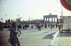 Németország, Berlin, Kelet-Berlin, a Brandenburgi kapu a Pariser Platz felől., 1971, Monoki Miklós, NDK, Fortepan #276935