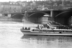 1977, Obetkó Miklós, Danube, water bus, Fortepan #277167