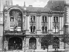 Hungary, Budapest VI., Nagymező utca 17, Fővárrosi Orfeum (később Fővárosi Operettszínház)., 1904, Deutsche Fotothek / Brück und Sohn, architectural ornament, theater, cabaret, fun, Budapest, Fortepan #277711