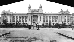 Hungary, Budapest V., Szabadság tér, Tőzsdepalota (Alpár Ignác, 1902-1907)., 1905, Deutsche Fotothek / Brück und Sohn, public building, stock exchange, Ignác Alpár-design, Budapest, Fortepan #277741