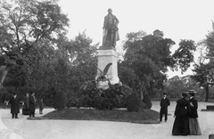 Magyarország, Városliget, Budapest XIV., George Washington szobra (Bezerédi Gyula, 1906.), 1906, Deutsche Fotothek / Brück und Sohn, Budapest, Fortepan #277790