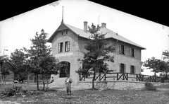 Hungary, Dobogókő, Eötvös Loránd menedékház., 1907, Deutsche Fotothek / Brück und Sohn, safe house, Fortepan #277813