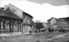 Hungary, Budapest I.,Budapest II., a mai Széll Kálmán tér, szemben a Széna tér melletti épületek., 1909, Deutsche Fotothek / Brück und Sohn, Budapest, Fortepan #277854