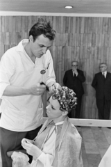 1967, Artfókusz, hair curlers, Fortepan #277945