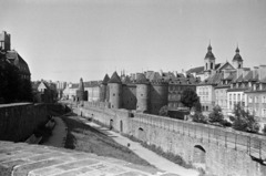 1967, Artfókusz, city wall, barbican, Fortepan #277975