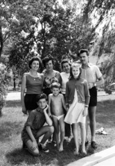 1960, Artfókusz, summer, family, tableau, Fortepan #278138