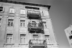 Croatia,Adriatic Sea, Rijeka, Laginjina ulica 10. számú ház., 1968, Artfókusz, balcony, Fortepan #278222