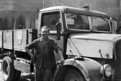 1960, Artfókusz, Best of, commercial vehicle, chauffeur, worker, Fortepan #278260